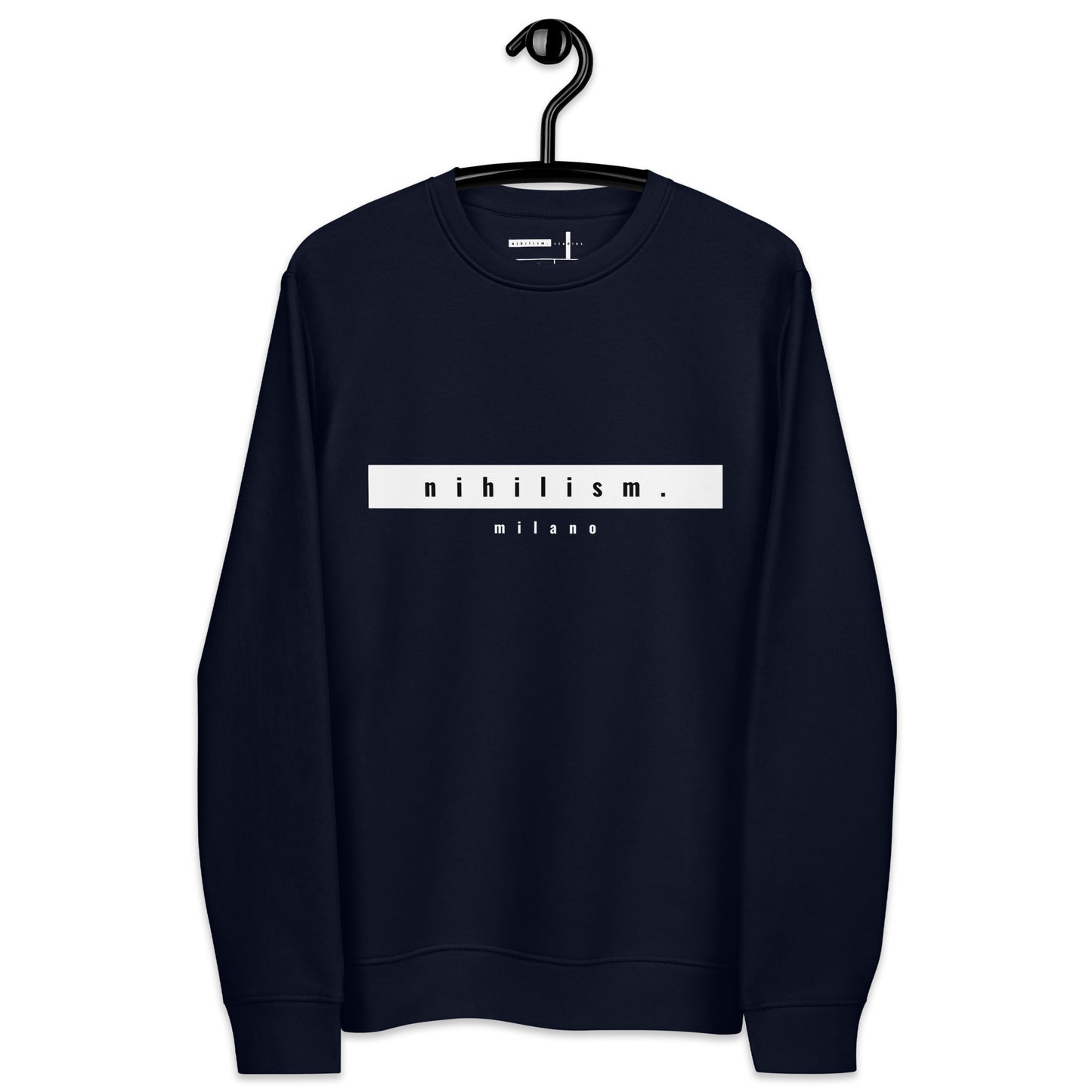 Unisex eco sweatshirt nihilism "Where the fuck has Dionysus gone?"