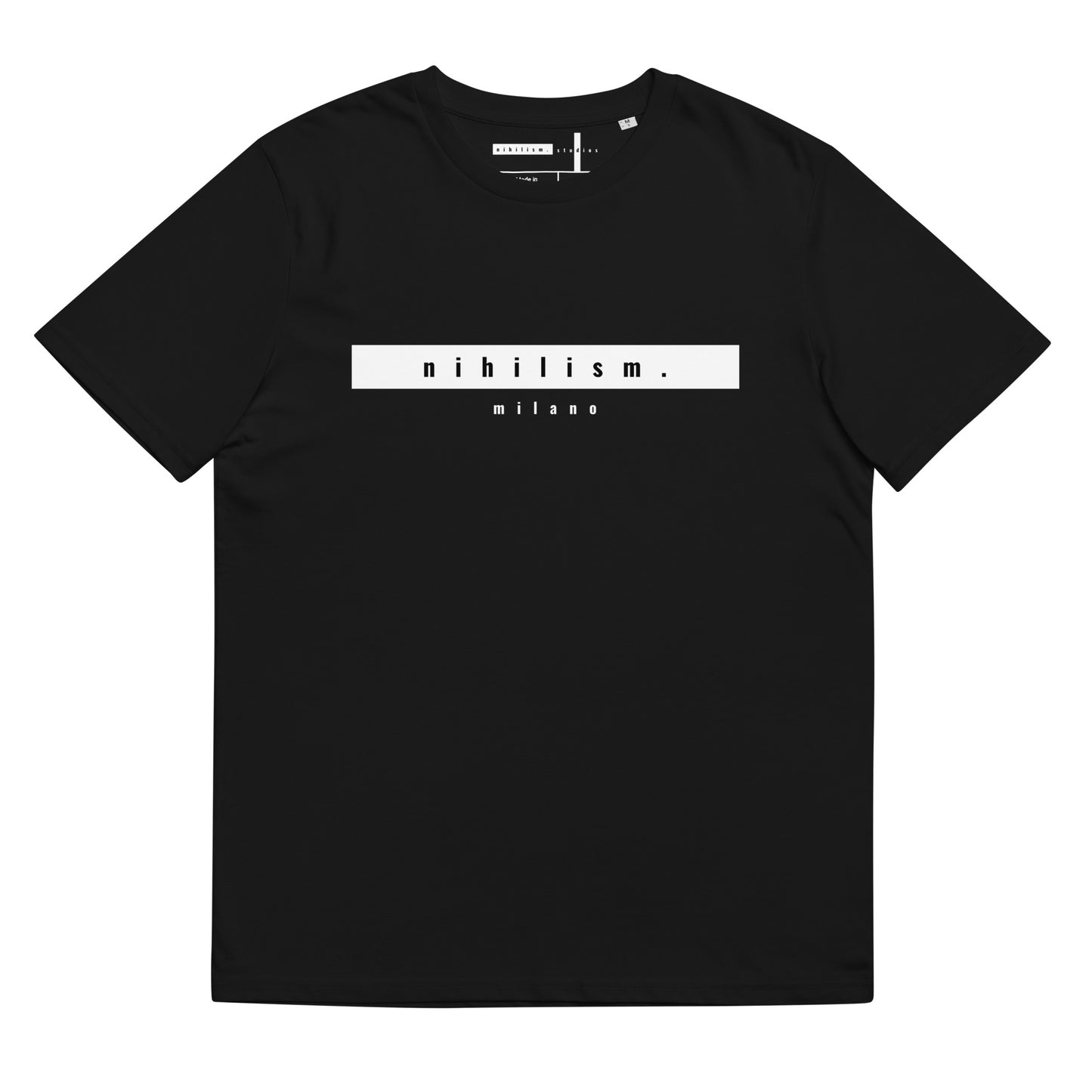 Unisex organic cotton t-shirt nihilism "Art is the answer"