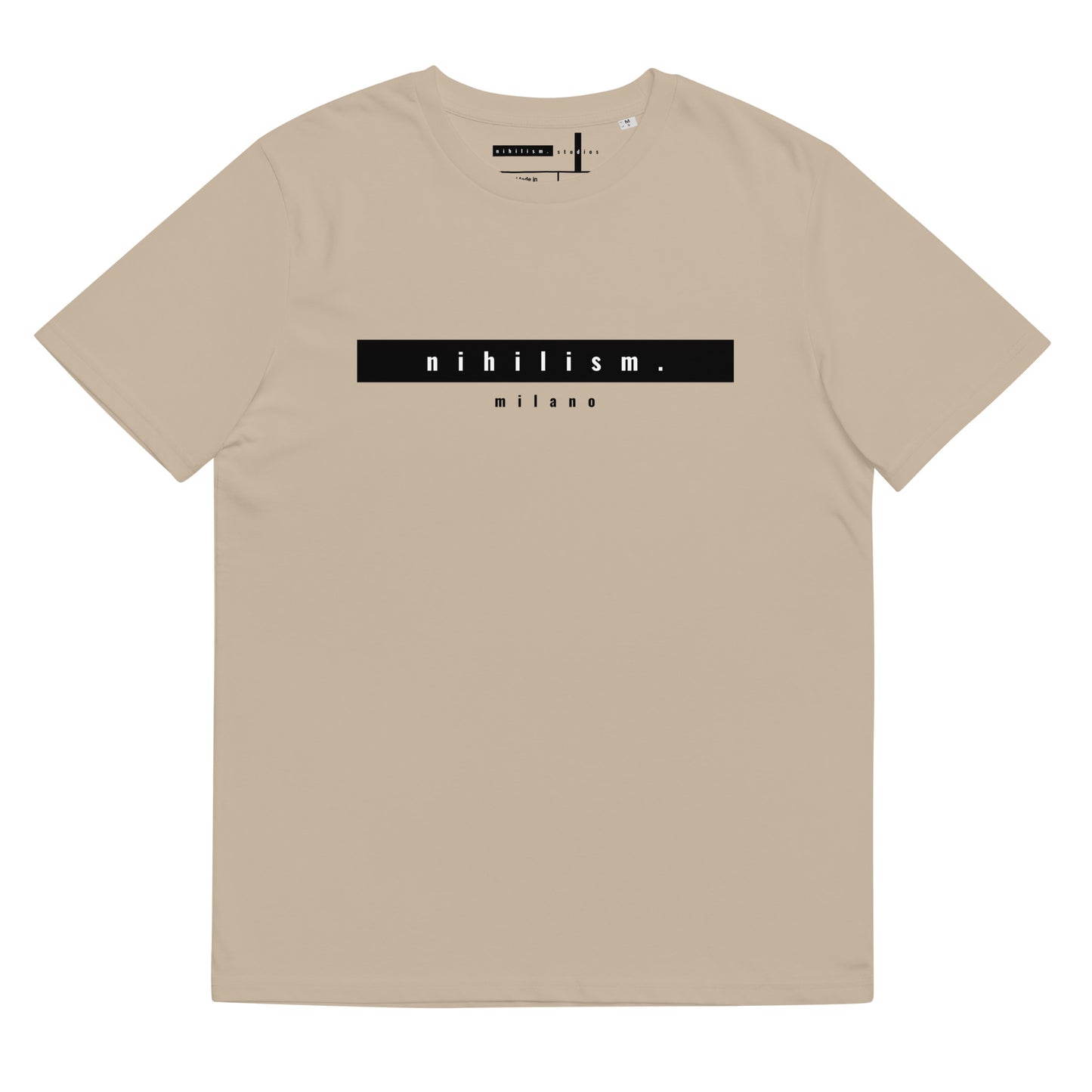 Unisex organic cotton t-shirt nihilism "I am my god" Essential