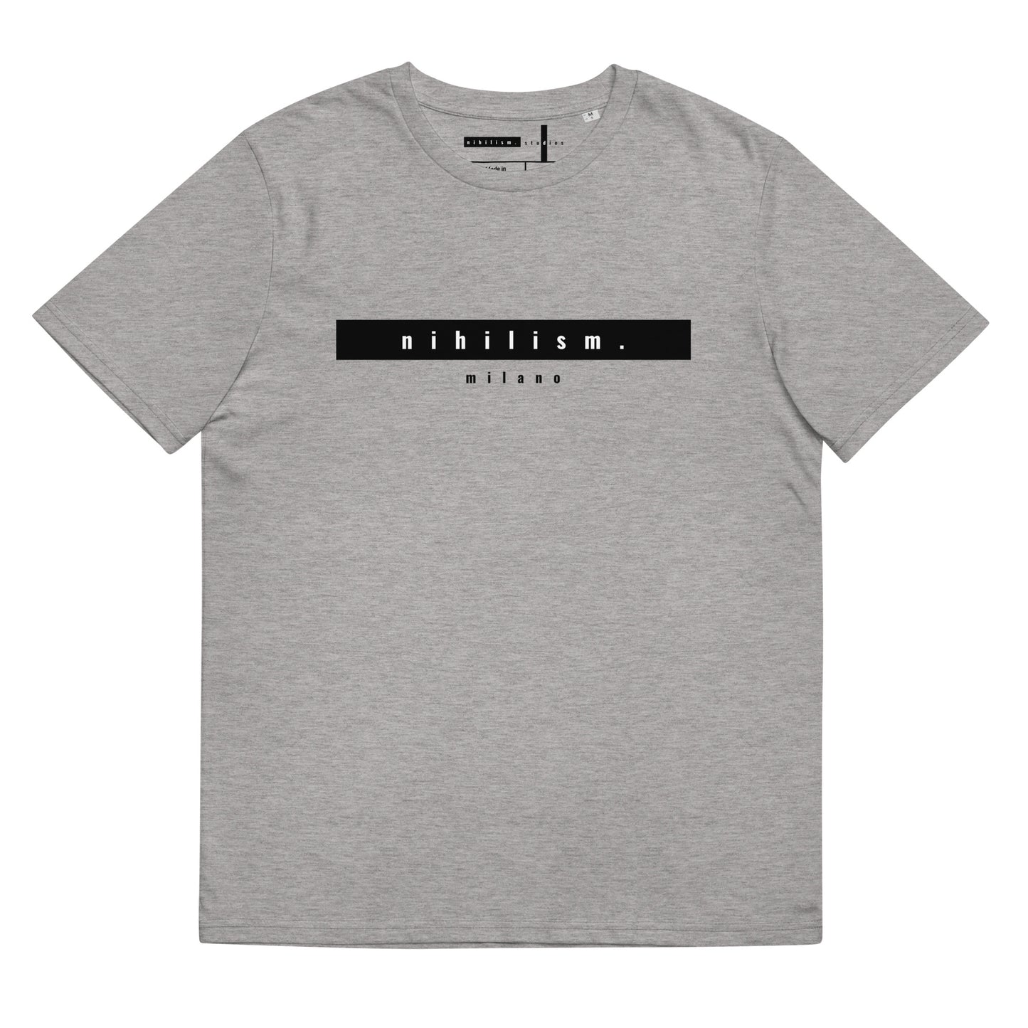 Unisex organic cotton t-shirt nihilism "I am my god" Essential
