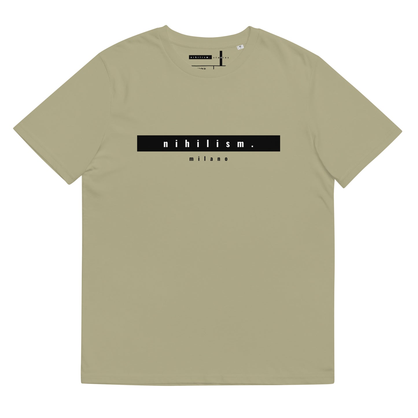 Unisex organic cotton t-shirt nihilism "Art is the answer"