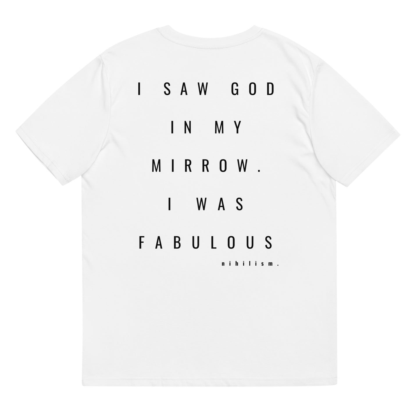 Unisex organic cotton t-shirt nihilism Pride