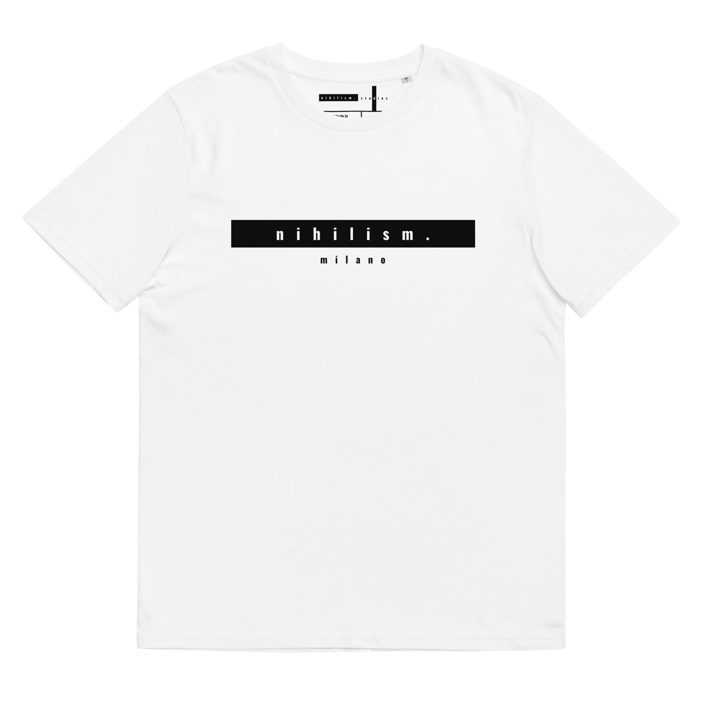 Unisex organic cotton t-shirt nihilism "I am my god" Essential