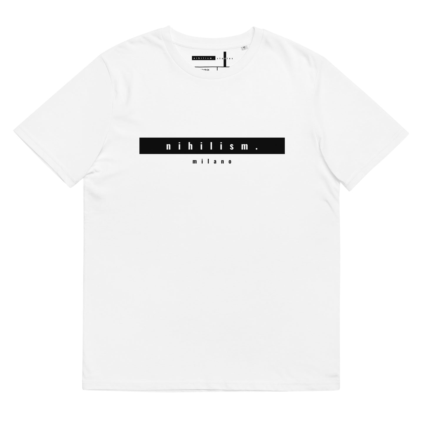 Unisex organic cotton t-shirt nihilism "Art is the answer"